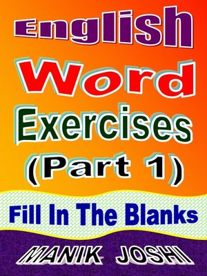 cover image of English Word Exercises (Part 1)